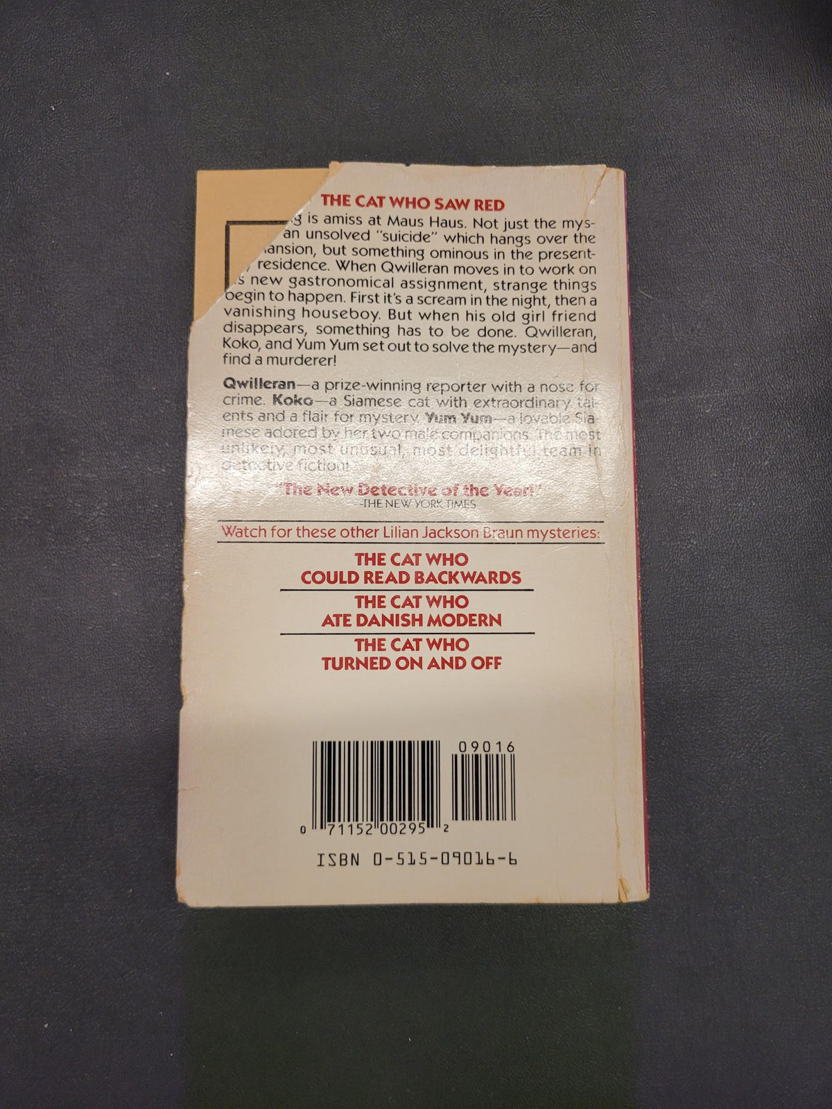 The Cat Who Saw Red * Lilian Jackson Braun * The Cat Who... #4