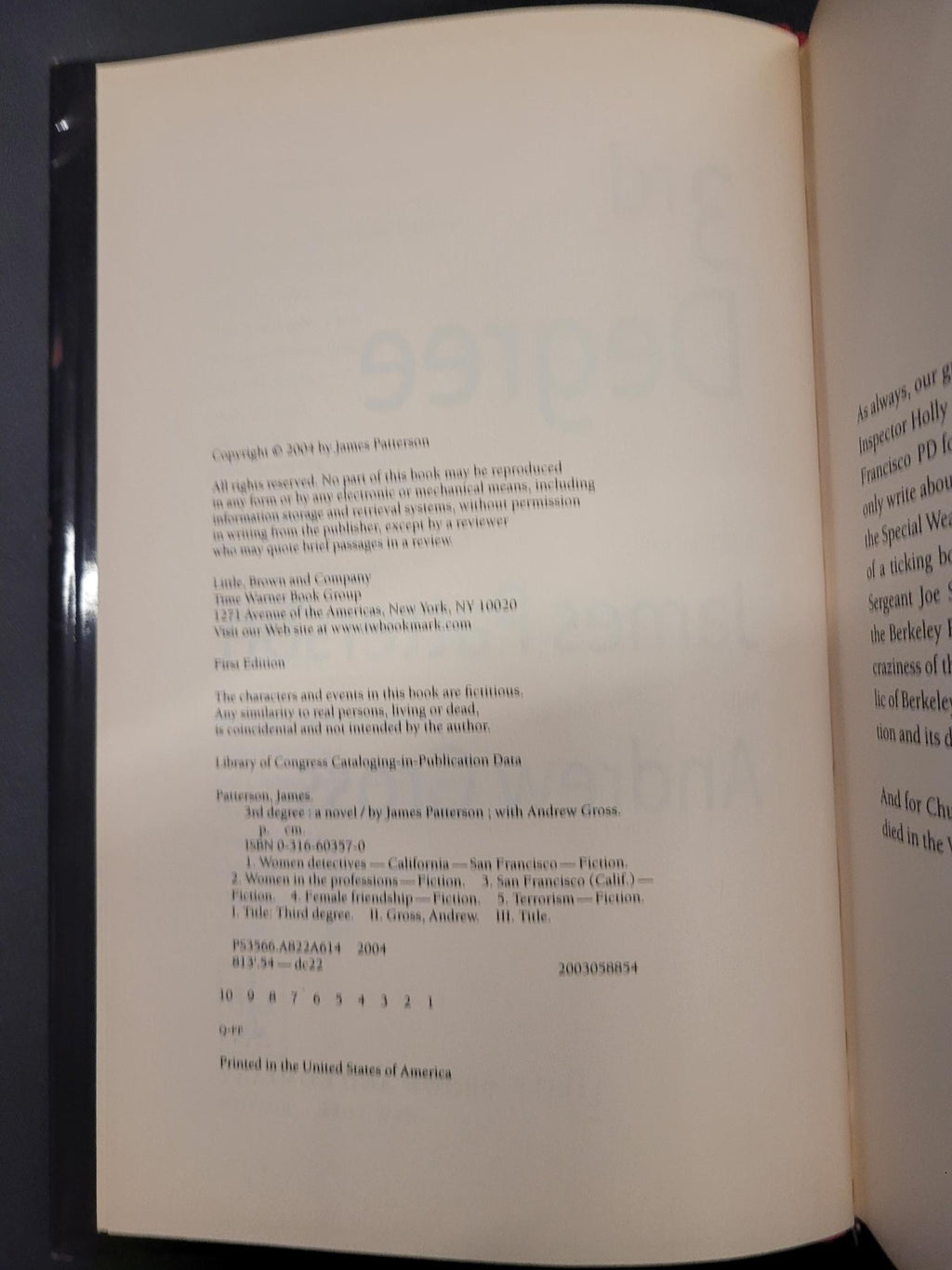 3rd Degree * James Patterson, Andrew Gross * Women's Murder Club #3