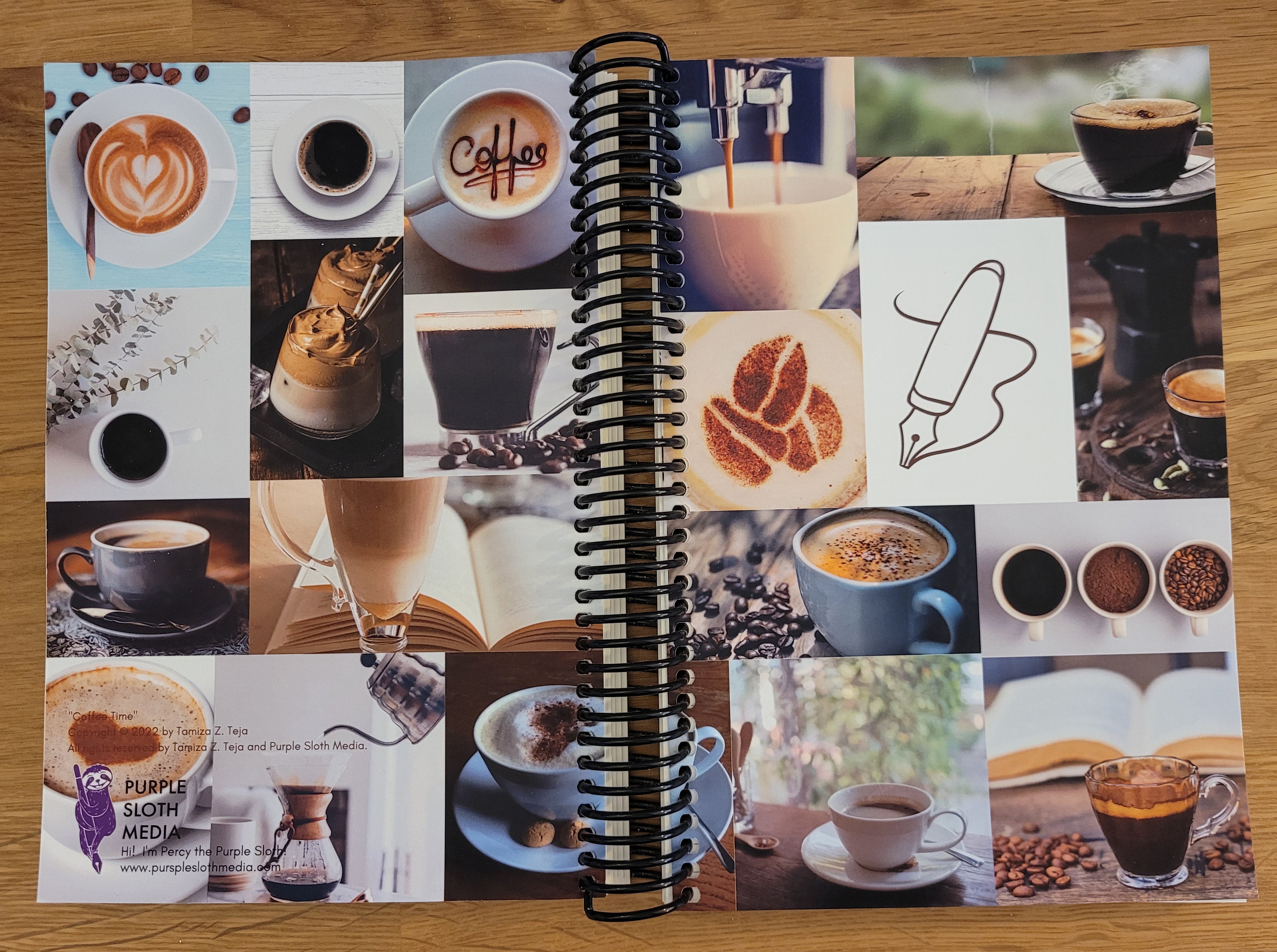 Coffee Time Grande Lined Journal / Notebook