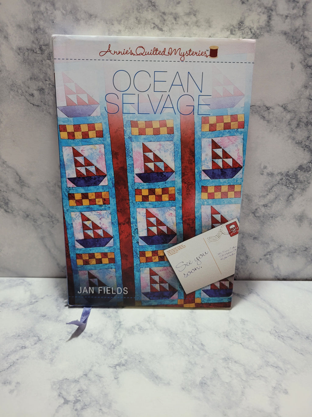Ocean Selvage * Jan Fields * Annie’s Quilted Mysteries #6
