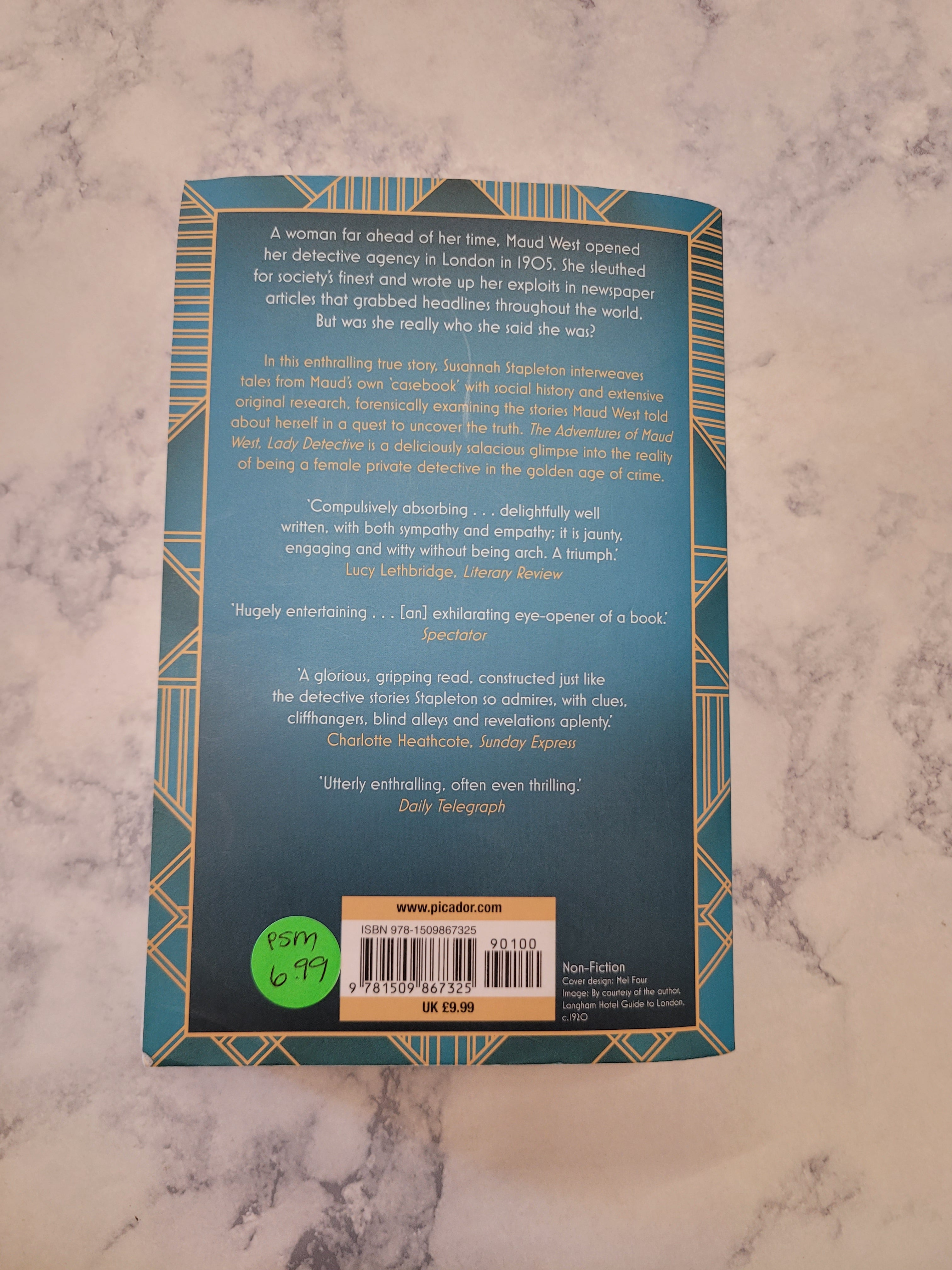 The Adventures of Maud West, Lady Detective * Susannah Stapleton