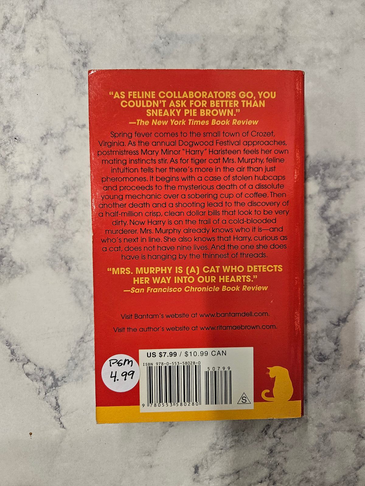 Catch as Cat Can * Rita Mae Brown * Mrs. Murphy #10