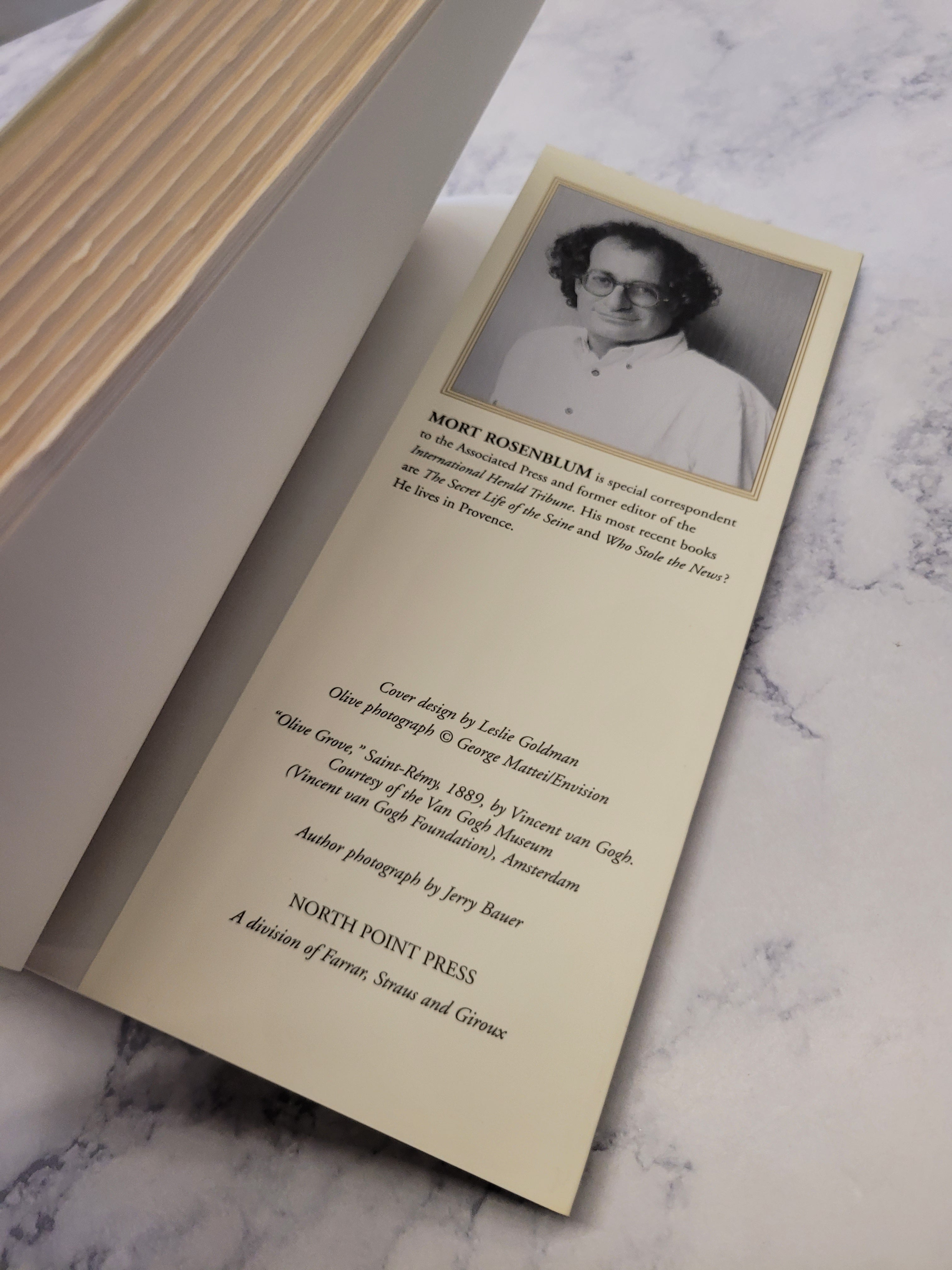 Olives: The Life and Lore of a Nobel Fruit * Mort Rosenblum