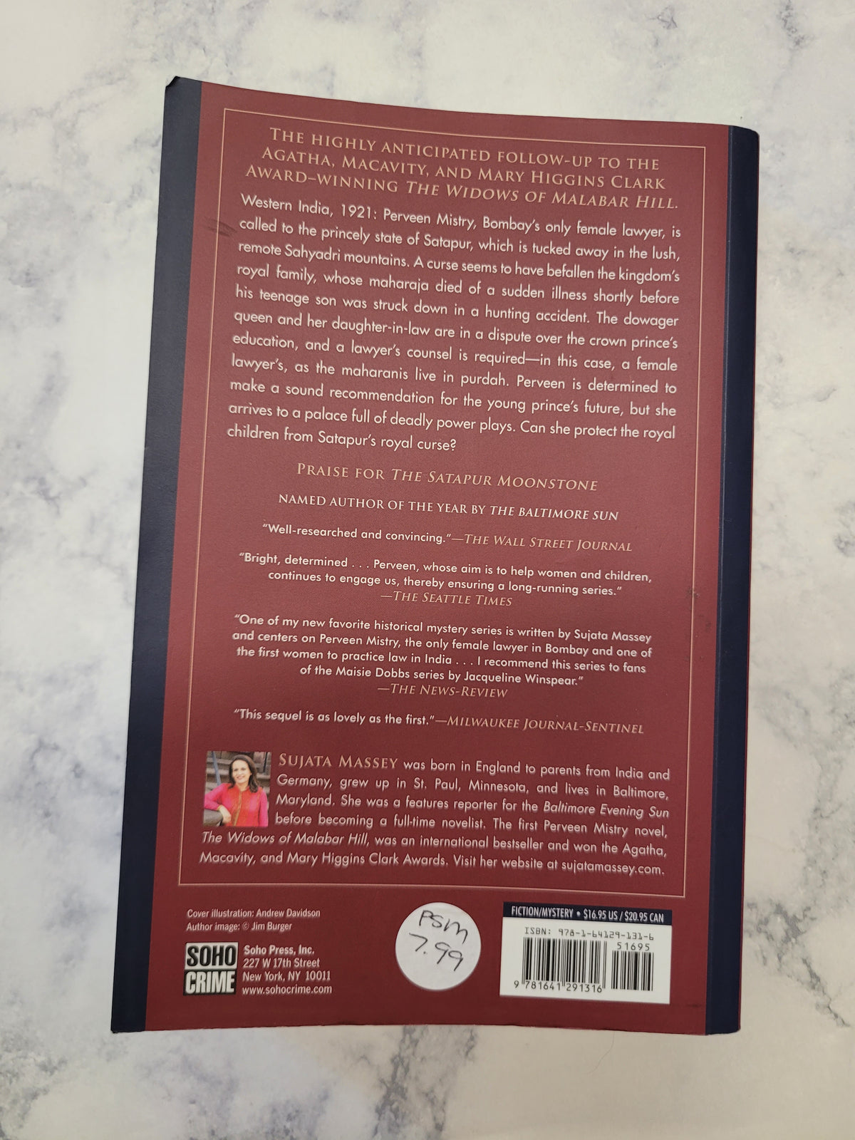 The Satapur Moonstone * Sujata Massey * Perveen Mistry #2