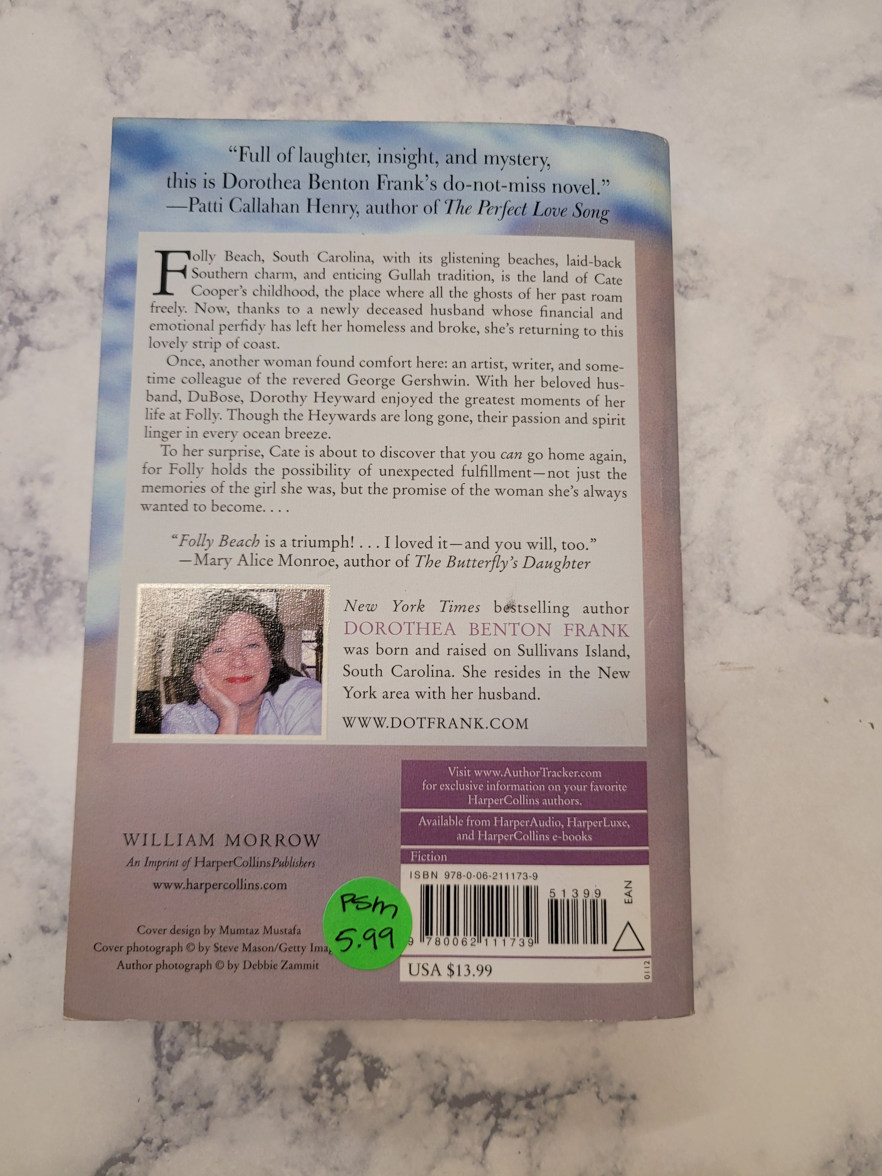 Folly Beach * Dorothea Benton Frank * Lowcountry Tales #8