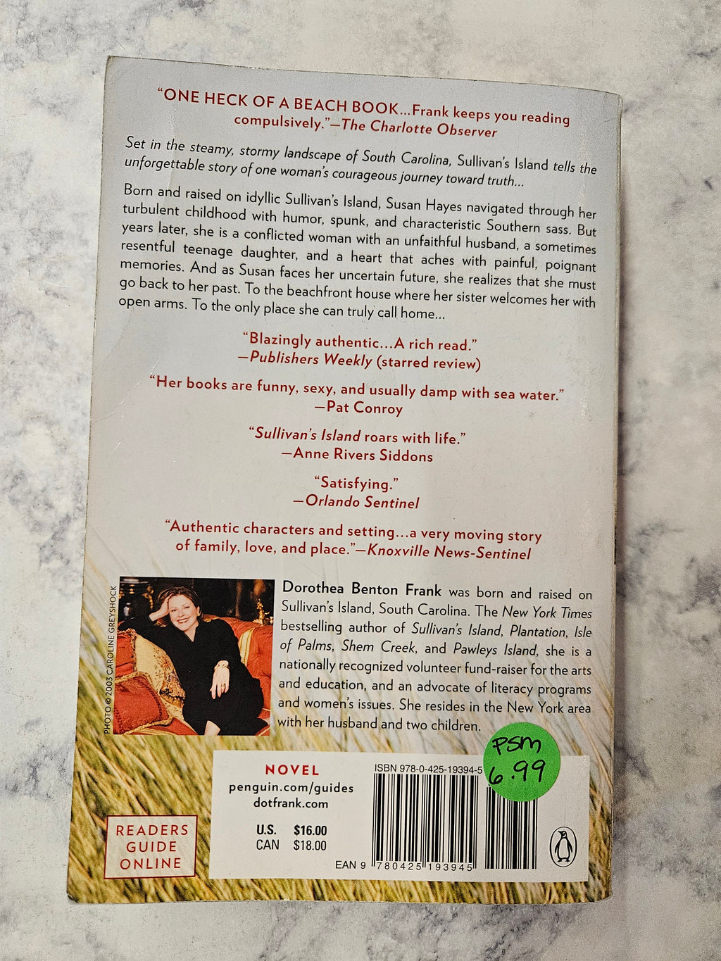 Sullivan's Island * Dorothea Benton Frank * Lowcountry Tales #1