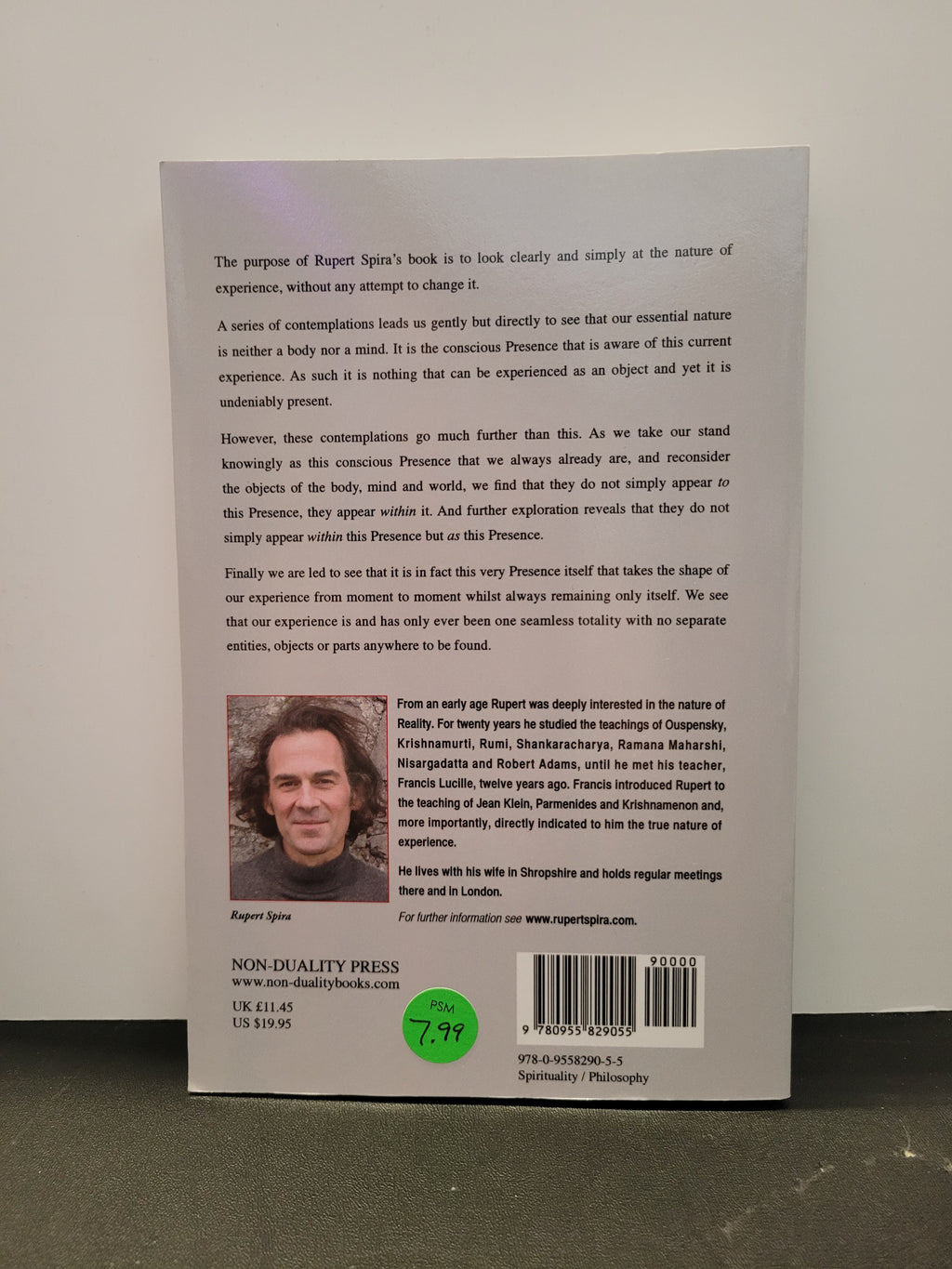 The Transparency of Things * Rupert Spira