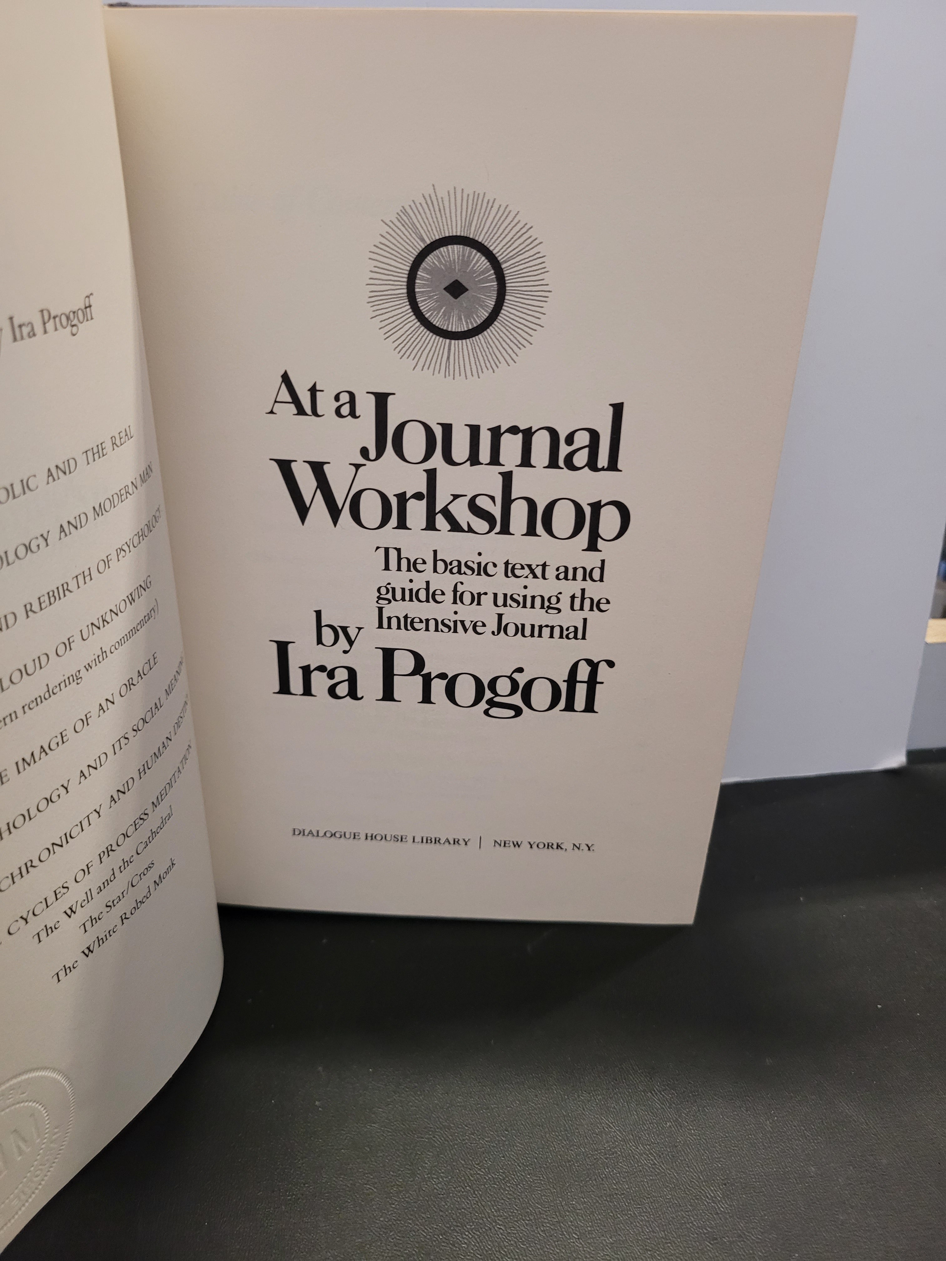At a Journal Workshop * Ira Progoff
