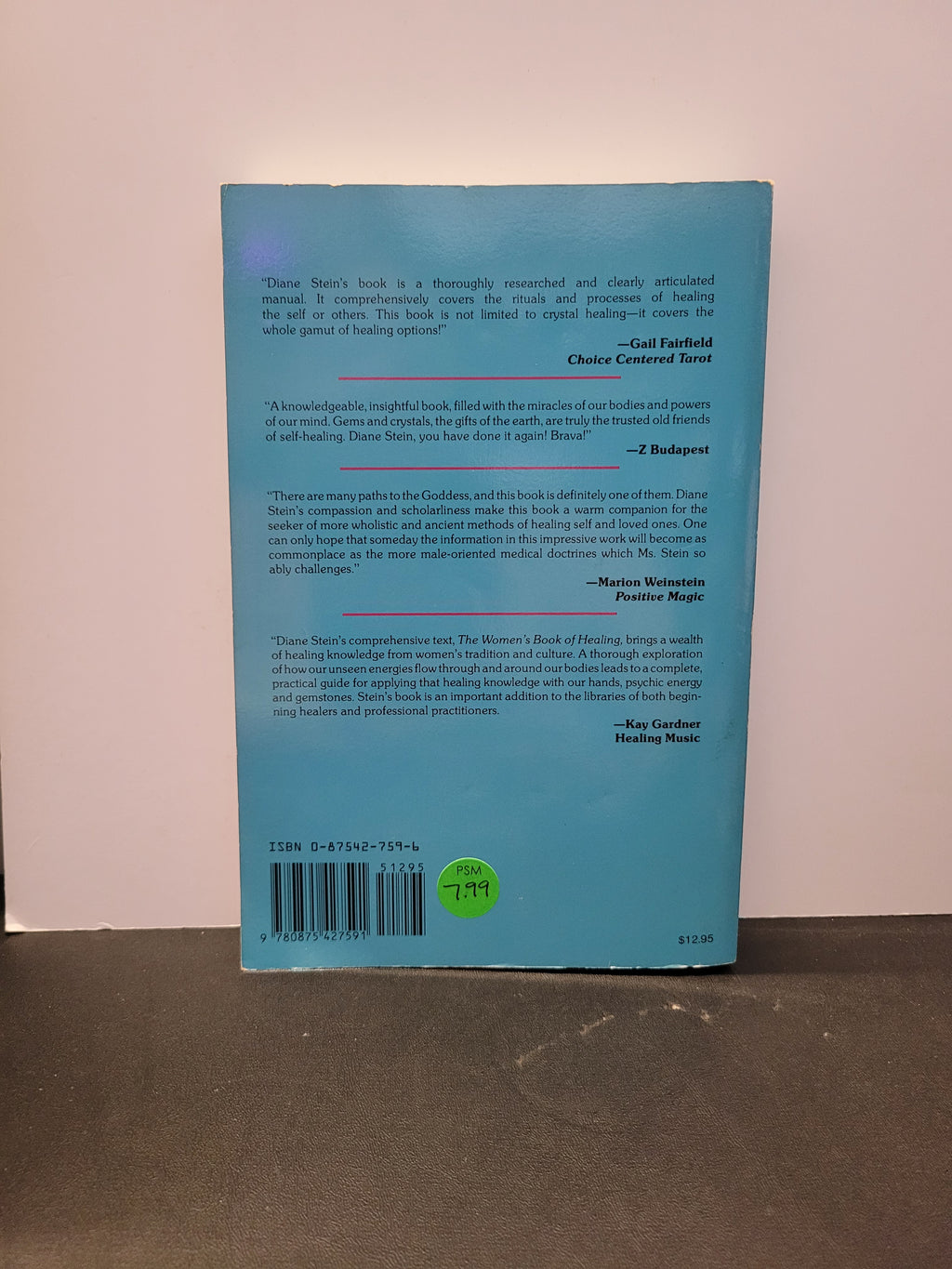 The Women's Book of Healing * Diane Stein