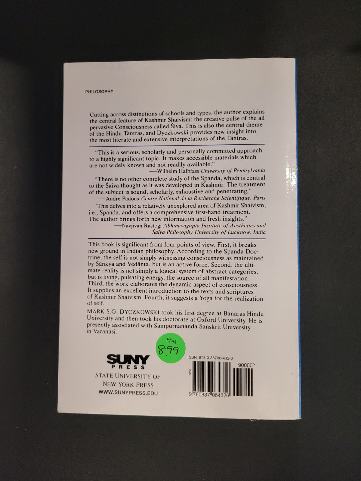 The Doctrine of Vibration * Mark S. G. Dyczkowski