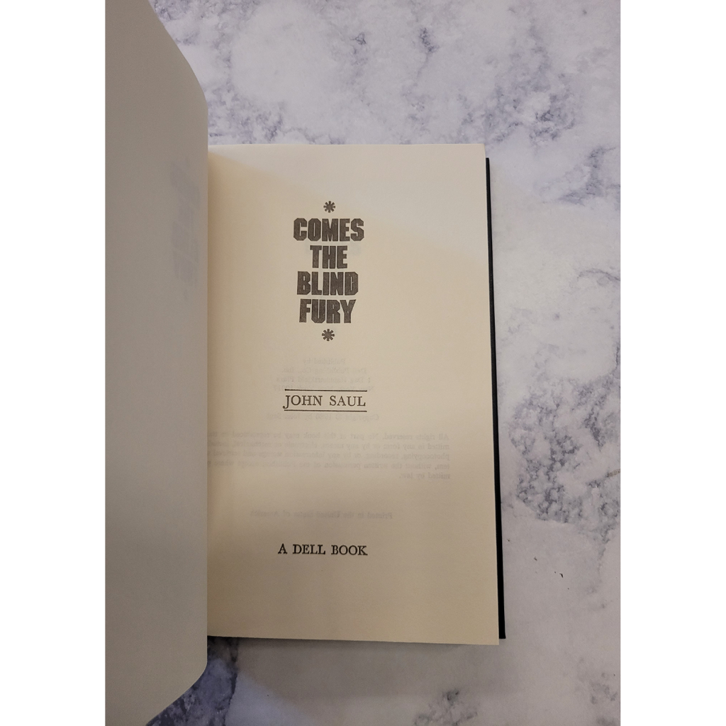 Comes the Blind Fury * John Saul