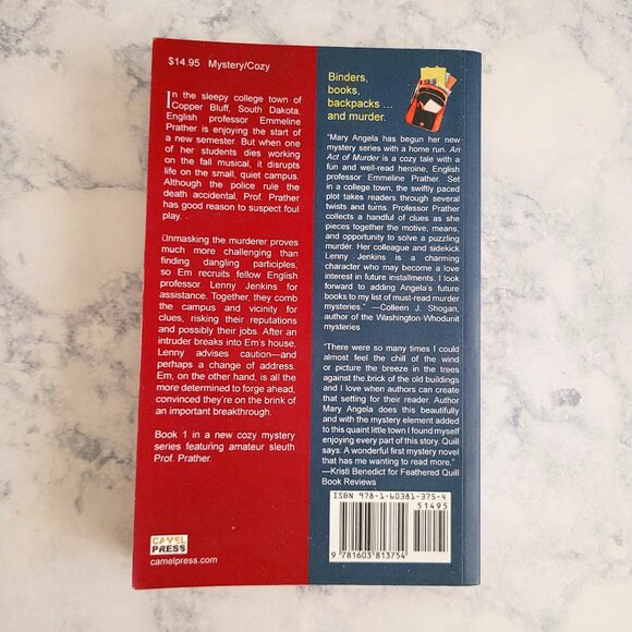 An Act of Murder * Mary Angela * Professor Prather Mystery #1