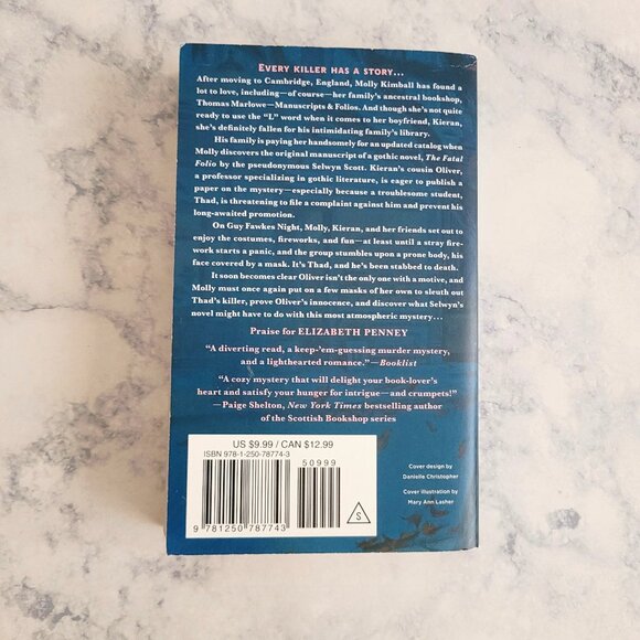 The Fatal Folio * Elizabeth Penney * Cambridge Bookshop #3