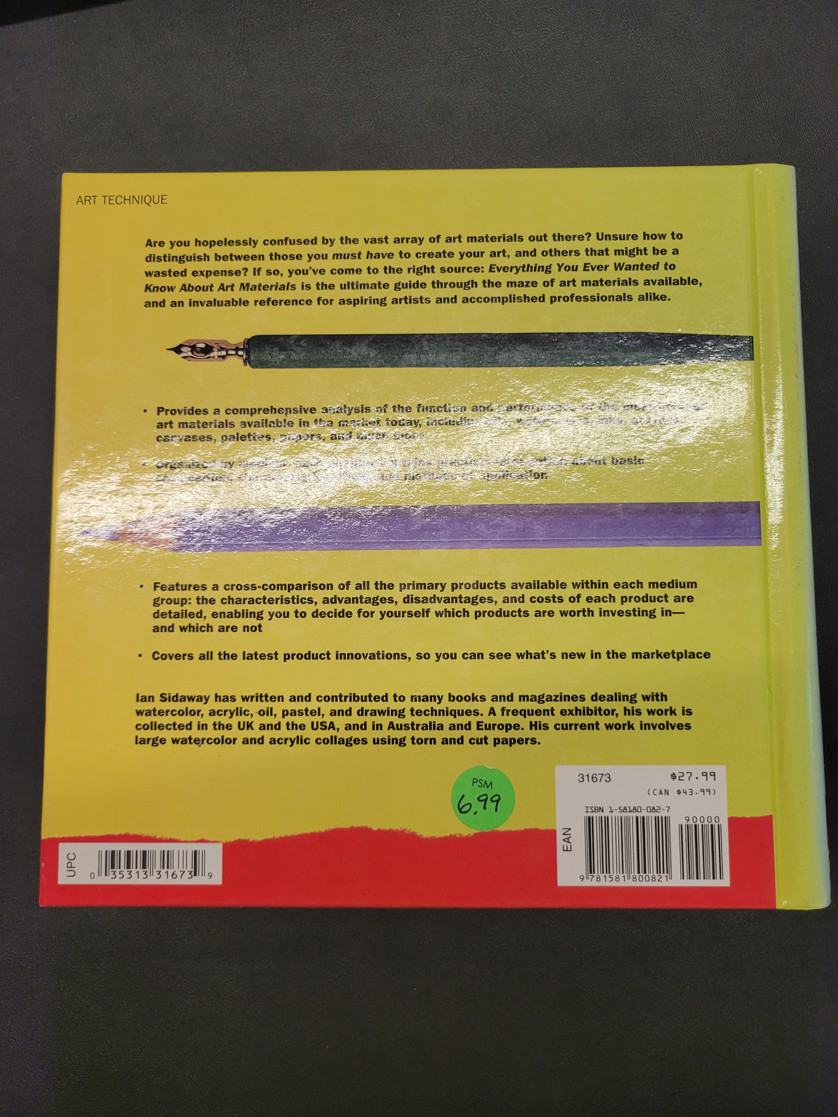 Everything You Ever Wanted to Know About Art Materials * Ian Sidaway