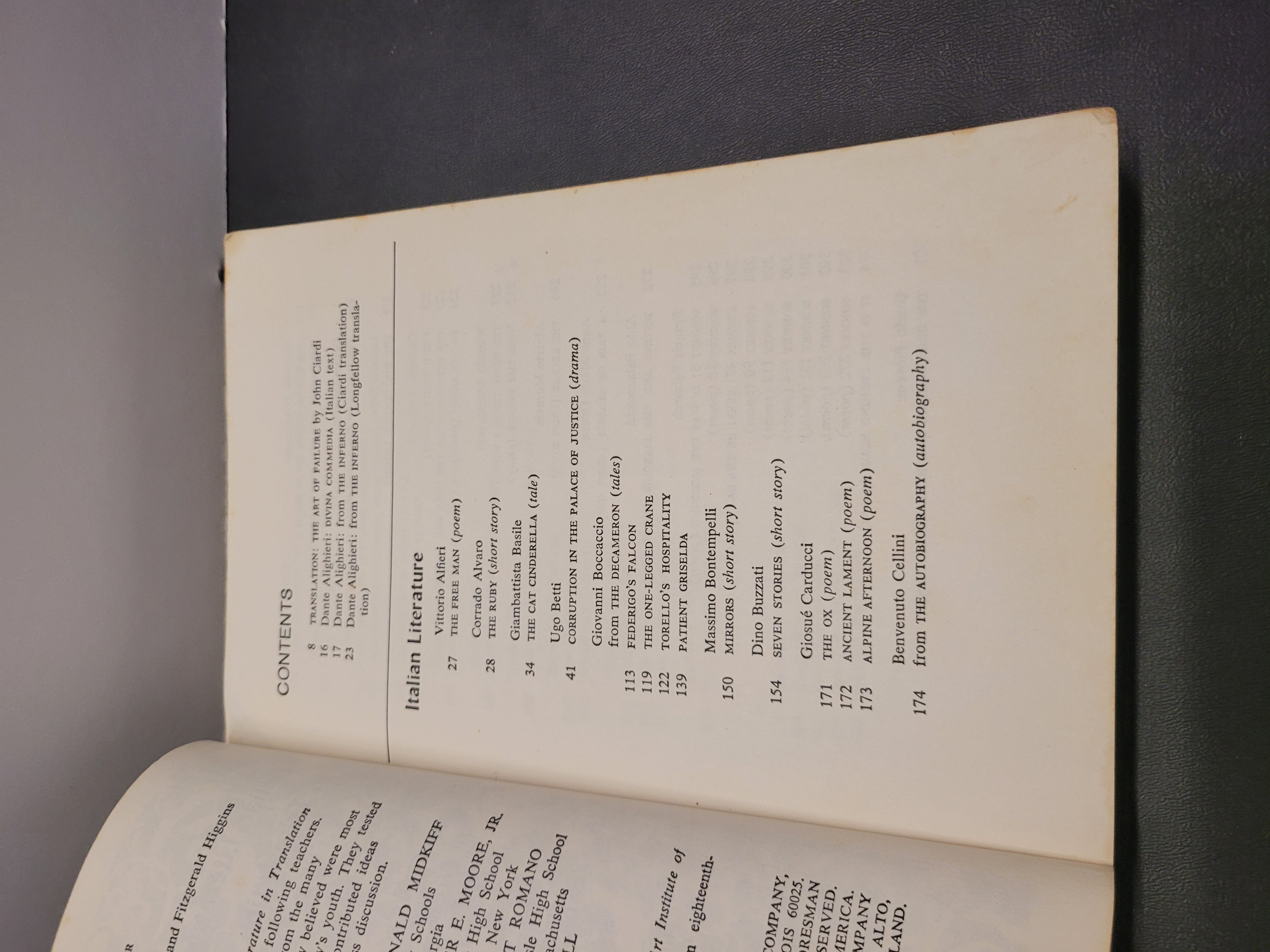 Italian Literature in Translation * James E. Miller Jr, Robert O'Neal, Helen M. McDonnell