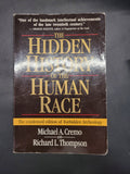 The book cover of 'The Hidden History of the Human Race' by Michael A. Cremo and Richard L.