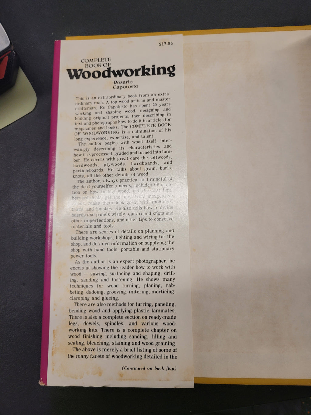 Complete Book of Woodworking * Rosario Capotosto