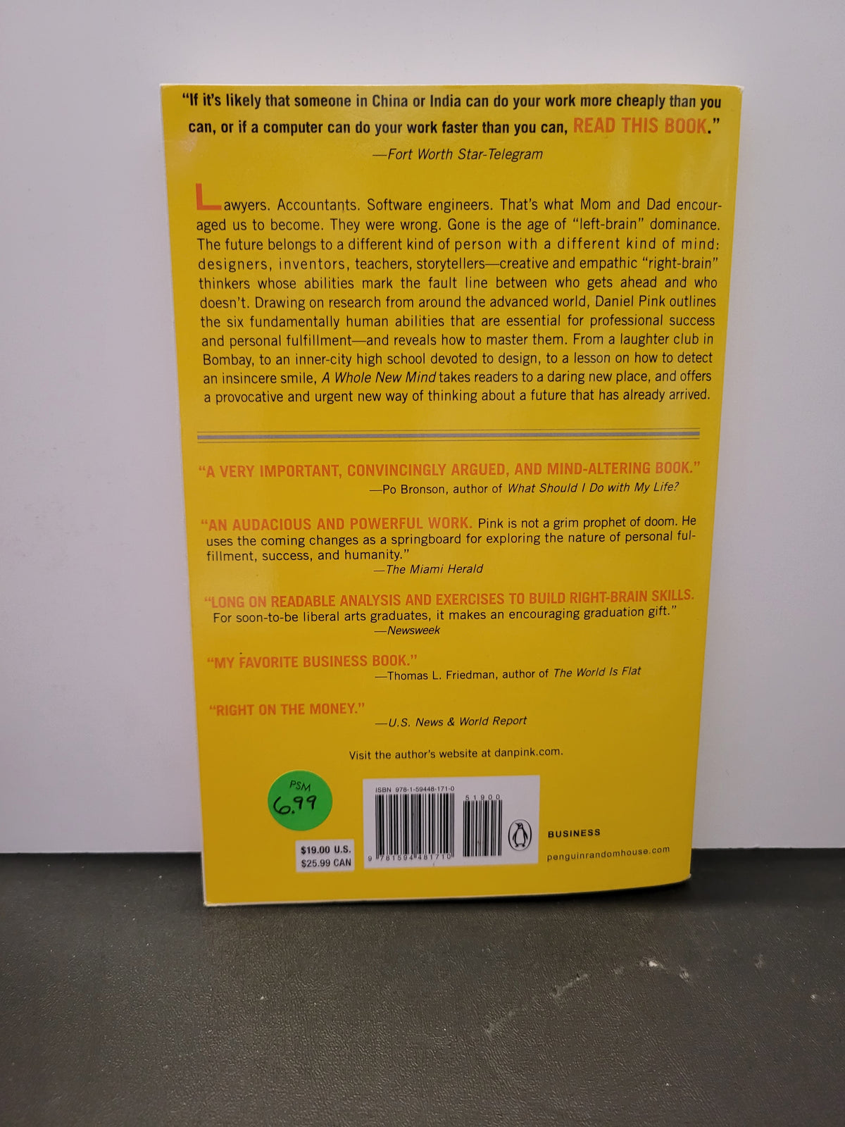 A Whole New Mind * Daniel H. Pink