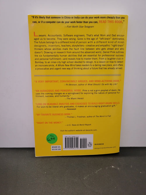 A Whole New Mind * Daniel H. Pink
